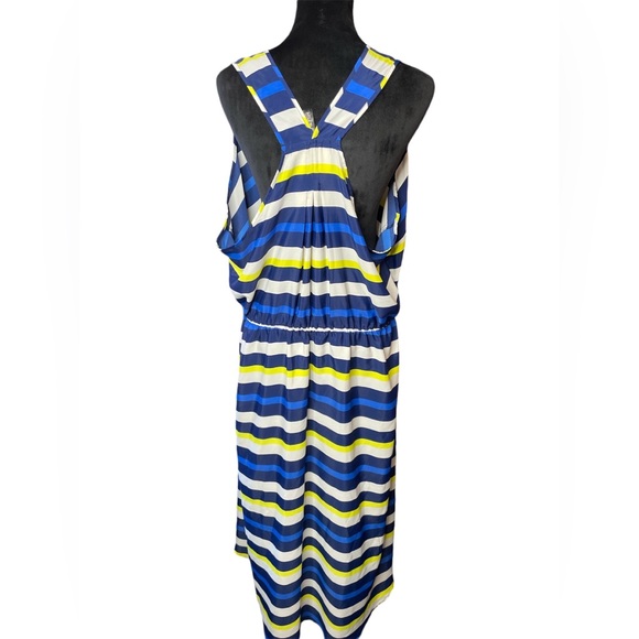 Fun & Flirt Striped, Sleeveless, High-low Dress - Picture 4 of 9